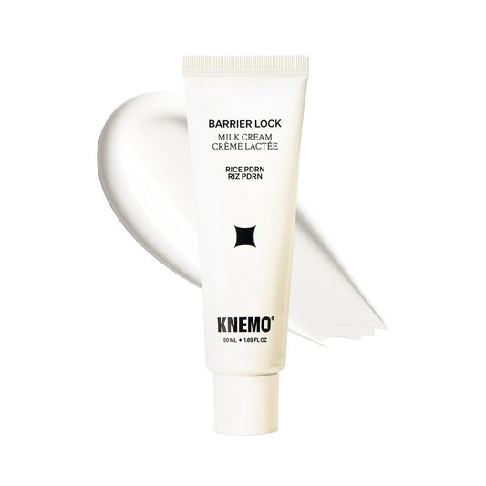 KNEMO BARRIER LOCK Rice PDRN Milk Cream - Intense Hydration Face Moisturizer for Barrier Repair, Rich Dewy Day & Night Cream for Dry, Sensitive, & Flaky Skin