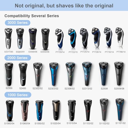 SH30 Replacement Heads for Philips Norelco Shavers - 6-Pc Pack