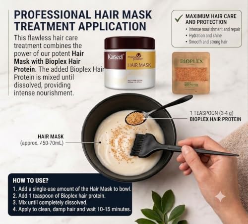Bioplex Hair Protein Balls - Anti-Breakage Hair Protection for Bleaching & Coloring 100g