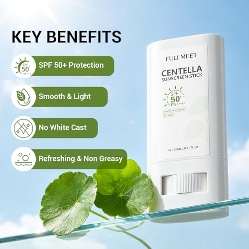 Hydrating Sunscreen Stick SPF 50+ with Centella | No White Cast