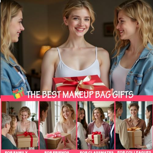 CHQIUCR 6PCS Pilot Gift Airplane Mode Makeup Bag Flight Attendant Travel Accessories