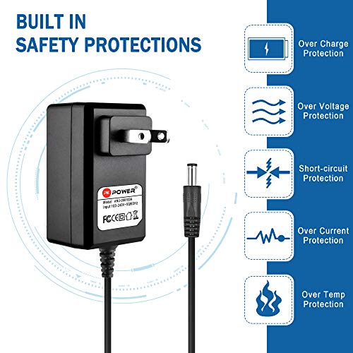 9V 1A AC DC Adapter with 5.5mm Connector for Swiffer Sweep & Vac
