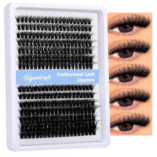 50D & 60D D Curl Eyelash Clusters - 280pcs DIY Individual Lashes