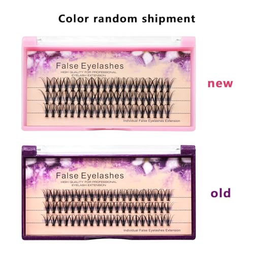 Dedila 20mm Natural Curl Individual False Eyelashes - Soft Black, Long 3D Lashes