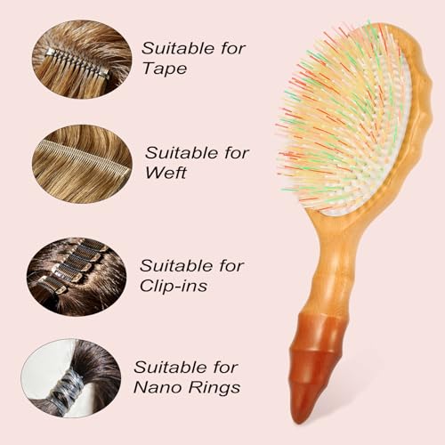 Sofmild Boar Bristle Hair Extension Brush - Normal Variant