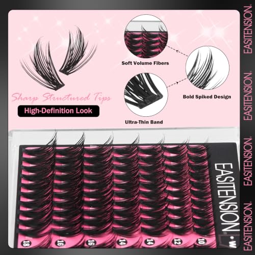 Manga Lash Clusters - 210PCS DIY Eyelash Extensions Kit, 10-18mm