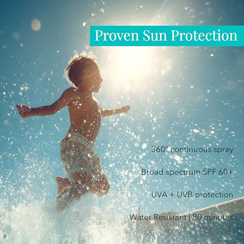 SolRX Sport Kid's Sunscreen Spray SPF 60+ - 6 Ounce, Reef Friendly