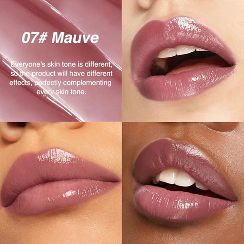 FeiCuiYun Mauve Honey Lip Balm 07# Hydrating Sheer Lip Gloss for Women