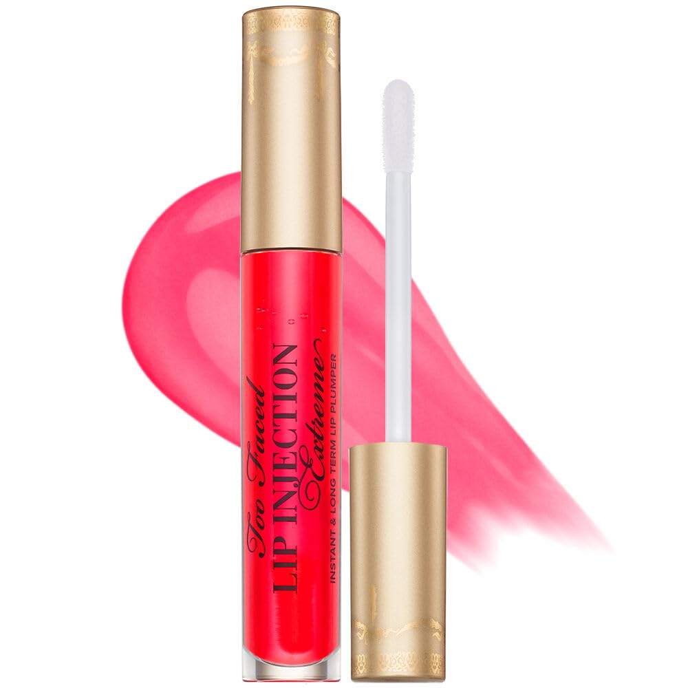Too Faced Lip Injection Lip Plumper - Hydrating Gloss for Fuller Lips | Original & Maximum Plump Formulas