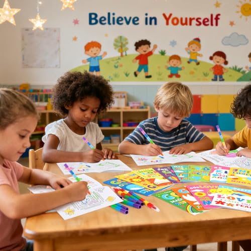 24 Mini Bible Coloring Books for Kids | Christian Party Favors