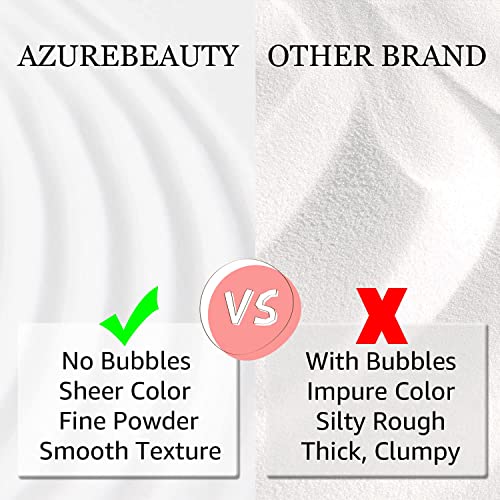 AzureBeauty Bright White Dip Powder for Nails - Starter Manicure Kit, No Curing Needed