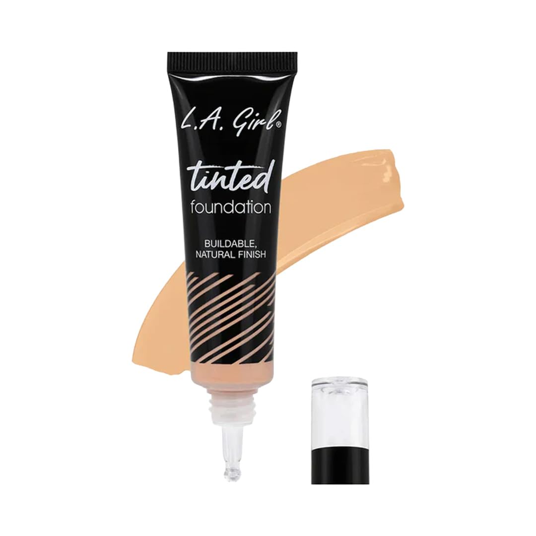 L.A. Girl Tinted Foundation - Medium Beige | Flawless Coverage & Lightweight Formula