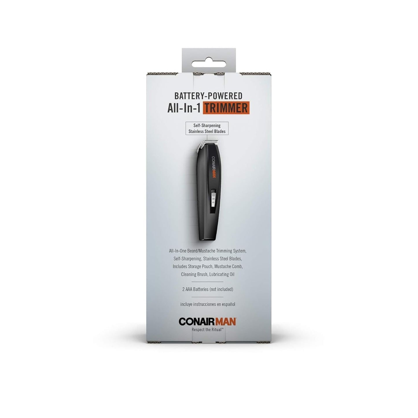 Conair Battery-Operated Beard and Mustache Trimmer