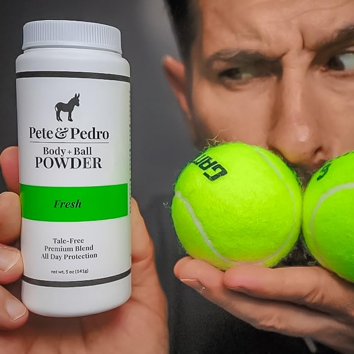 Pete & Pedro Fresh Body & Ball Powder - Talc-Free Deodorant, 4.4 oz