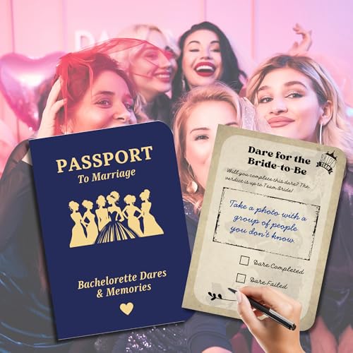 Passport to Marriage Bachelorette Party Game for Bride-to-Be