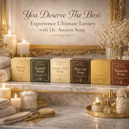 Dr.Ancient Natural Sulphur Soap Bar – Traditional Handmade Gift Box Edition