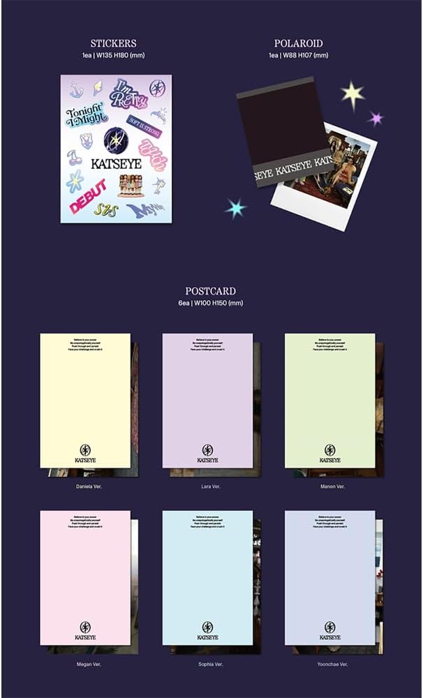 KATSEYE 1st EP Album "SIS SOFT IS STRONG" - Soft Version + 3 Extra Photocards Set