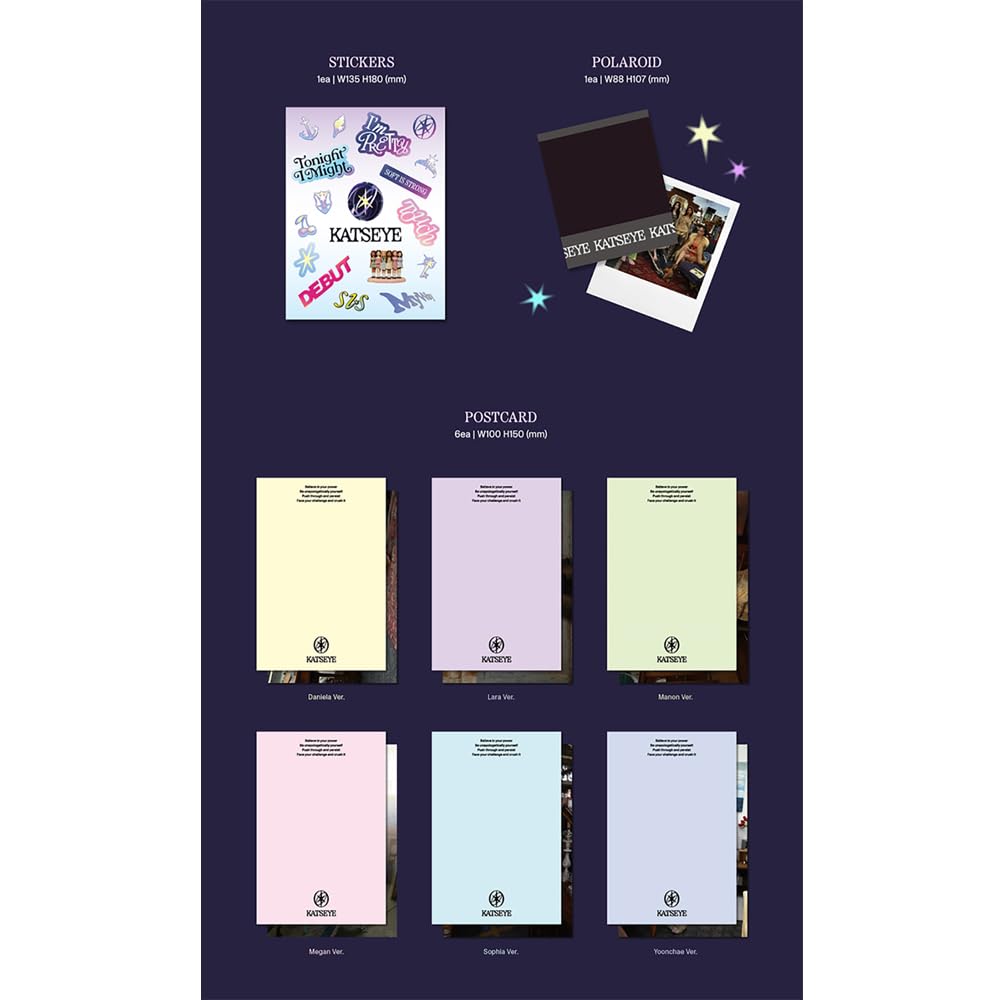 KATSEYE [1st EP Album SIS SOFT IS STRONG](STRONG Ver) + 3 Extra Photocards Set