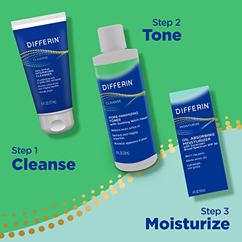 Differin Daily Oil-Free Facial Cleanser with PHAs - 6 Oz