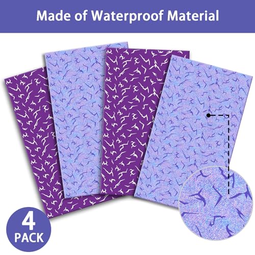 4pcs Music Theme Birthday Party Tablecloths - Holographic Design