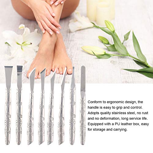 Yosoo Health Gear 8-Piece Ingrown Toenail Care Kit - Stainless Steel Foot Tools