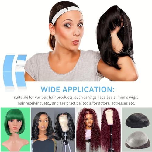 120 Pcs Wig Tape Double Sided Ultra Hold - Lace Front Tape for Wigs (Variation: 120)