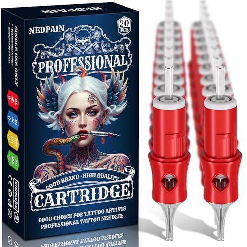 1205RL Tattoo Cartridge Needles - 20 Count #12 Round Liner