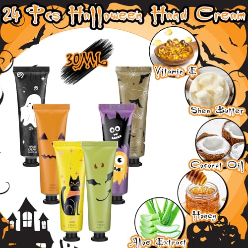 24-Pack Halloween Hand Cream Gift Set for Women - Classic Scents