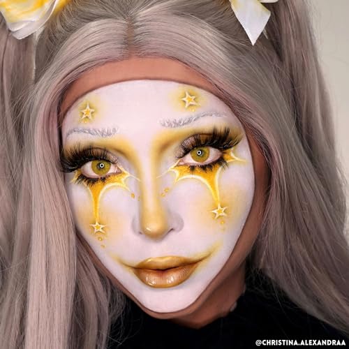 Mehron Makeup Clown White Lite - 2.25 oz Vegan Cream Face Paint