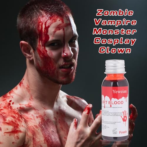 Halloween SFX Makeup Kit - 11 Pieces Liquid Latex & Scar Wax