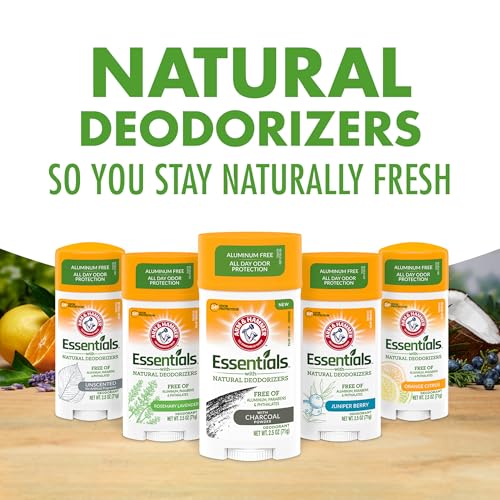 Arm & Hammer Essentials Deodorant Vanilla Sandalwood 4-Pack All-Day Natural Odor Protection
