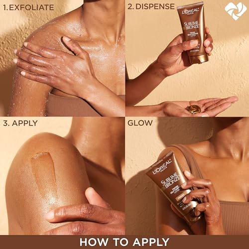 L'Oreal Paris Sublime Bronze Tinted Self Tanning Lotion, Medium, 5 fl. Oz