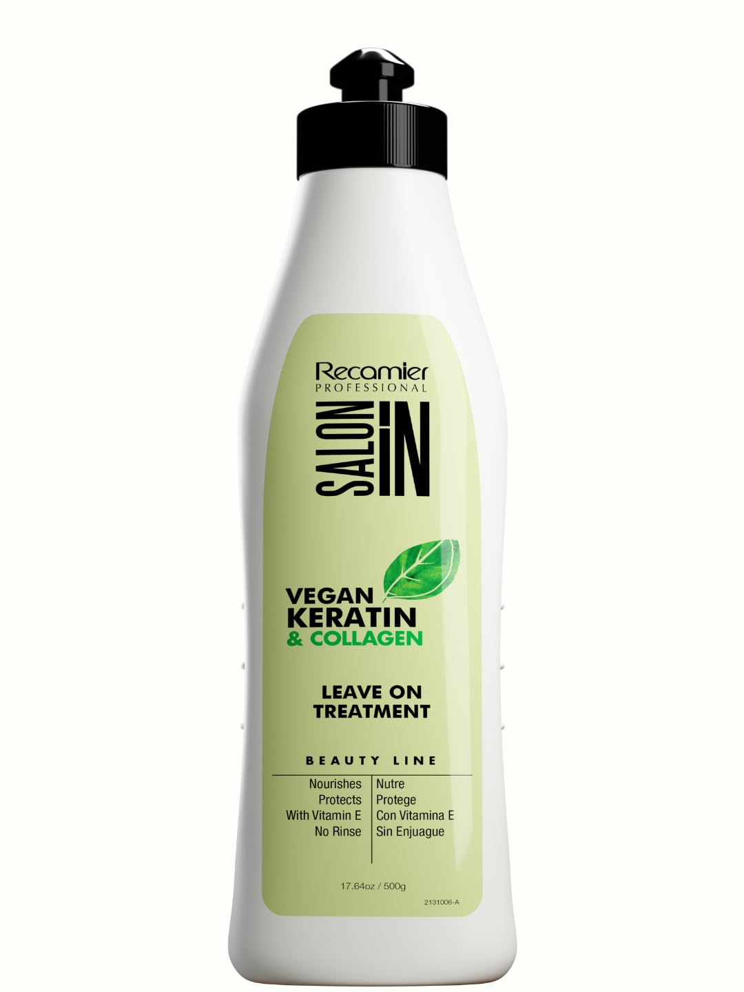 Vegan Keratin Hair Treatment - Collagen & Semi Di Lino Formula | 17.6 oz / 500 g