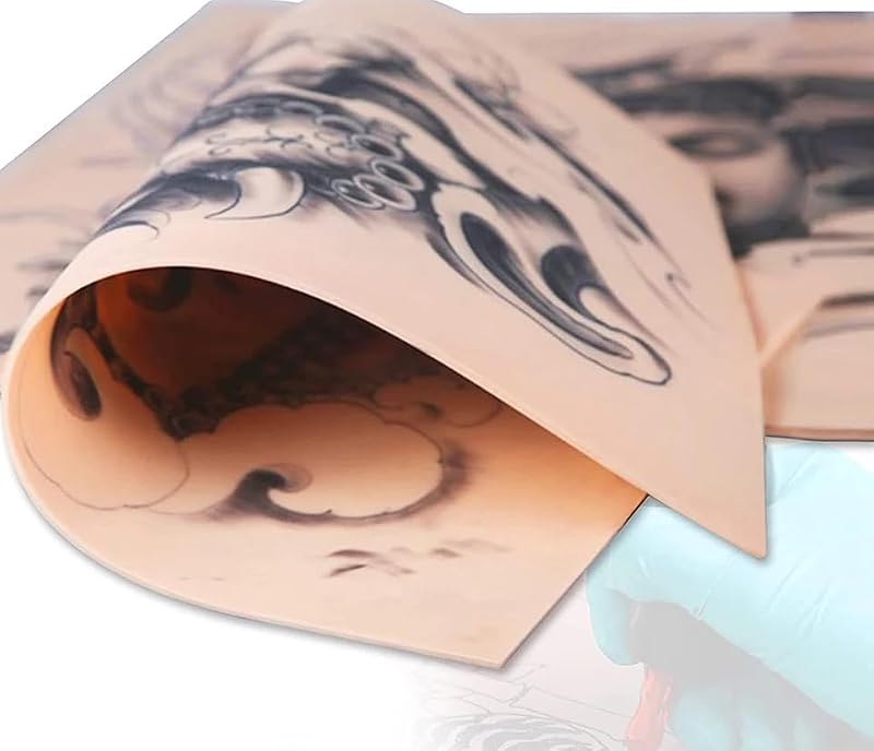 Yuelong 20pcs Tattoo Practice Skins - 1.3mm Silicone Pads for Artists