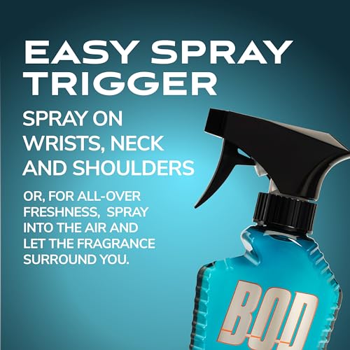 BOD Man Fresh Blue Musk Body Spray - 8 fl oz Invigorating Scent