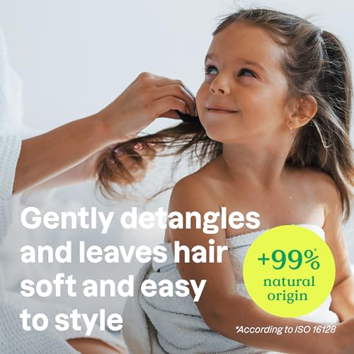 ATTITUDE Kids Leave-In Detangling Spray - Gentle Hair Care, 8 Fl Oz
