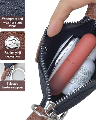 Mini Makeup Backpack Keychain (Style F) - 2 Pcs Nylon Coin Purse