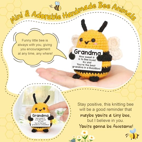 Handmade Crochet Bee Gift for Grandma - Heartfelt Keepsake