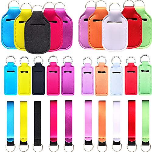 40-Pack Travel Essentials Kit – Pure Color Empty Bottles & Lanyards