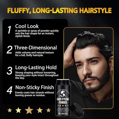 Calelon Texture Powder for Men - Matte Hair Styling Powder 30g