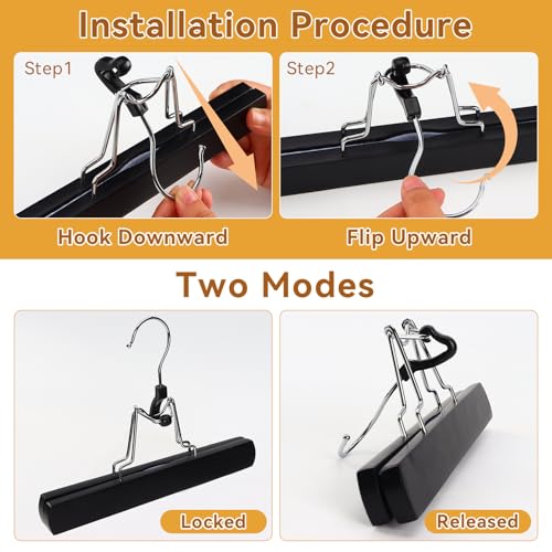 JOLYEAK 1 Pack Wig Storage Bag with Hanger (Size Large) - Extra Long Wig Holder with Transparent Zip Closure