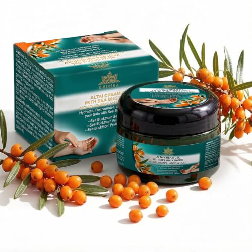 Siberian Green Sea Buckthorn Omega 7 Moisturizing Hand & Body Cream Gel