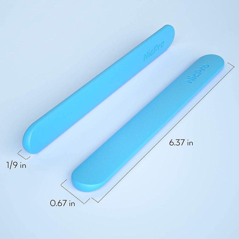 Nicpro Silicone Stir Sticks Kit - 2 PCS Resin Popsicle Sticks & 2 PCS Spatula Scraper for Mixing Resin, Wax, Paint, Epoxy, DIY Crafts