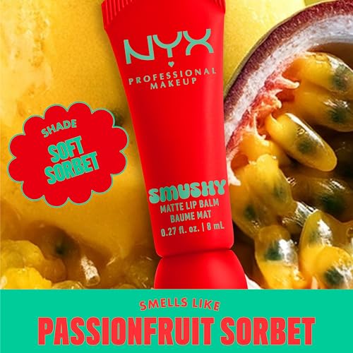 NYX PROFESSIONAL MAKEUP Smushy Matte Lip Balm, Tinted Moisturizer