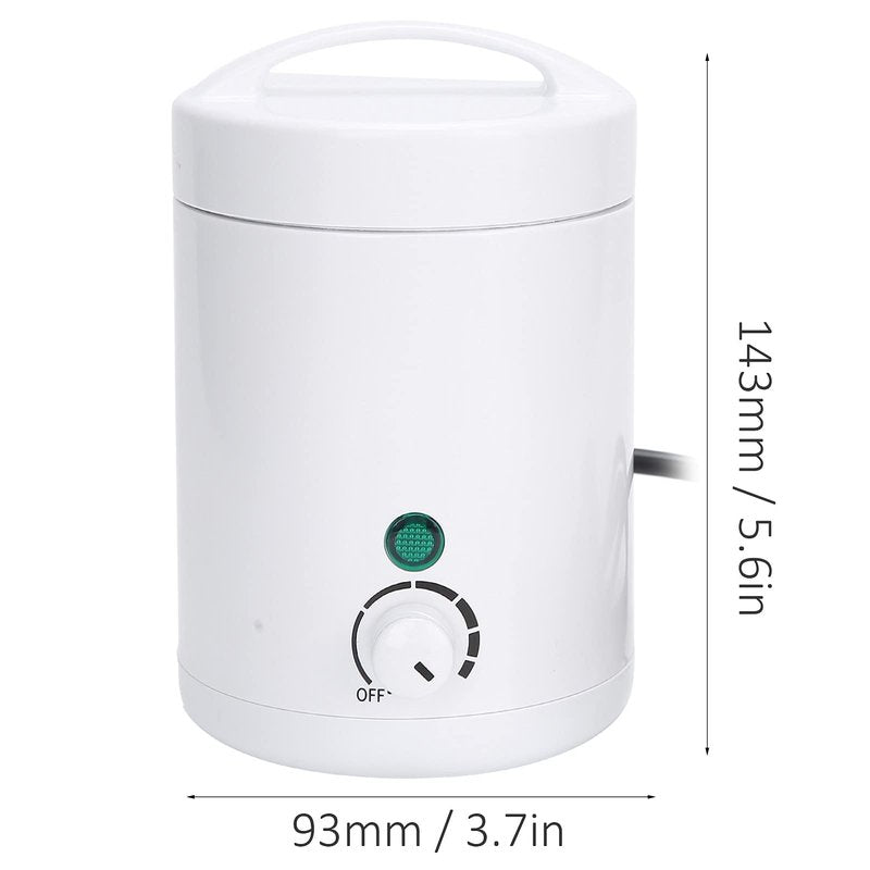 Sunicon Mini Hair Removal Wax Hot Machine, with 6 Gears Temperature Adjustment Mini Wax Heater, Multi Purpose Wax Machine, Hair Removal Paraffin Wax Machine for Men Women, Wax Warmer(US Plug)