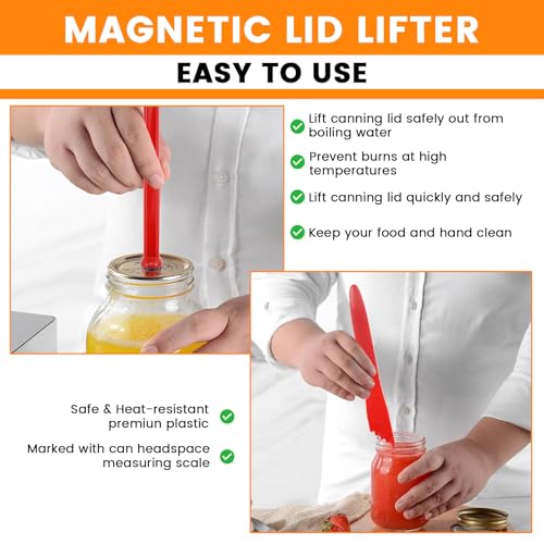 Aifeier ET Canning Tools Kit - Bubble Popper, Lid Lifter & Tongs