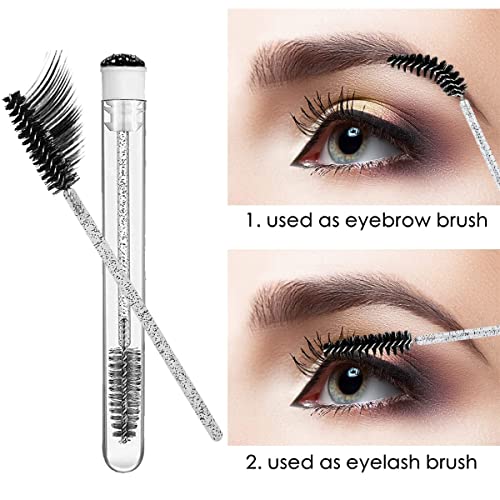 La Jolie Jasmin Black Diamond Mascara Brush Set with 20 Tubes & 70 Disposable Wands