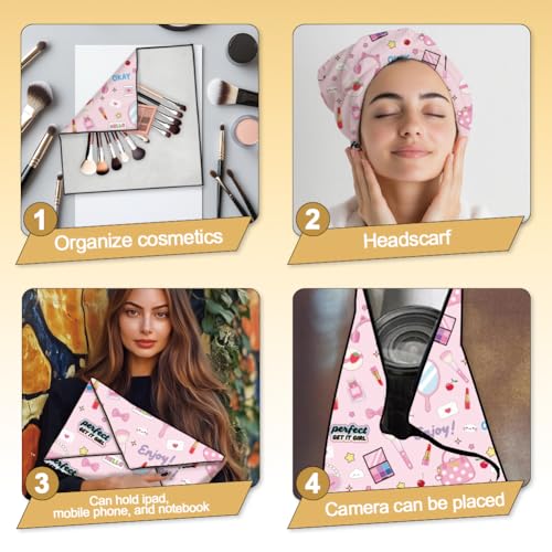 Doodlream Self-Adhesive Travel Makeup Bag & Protective Wrap - 2 Pack