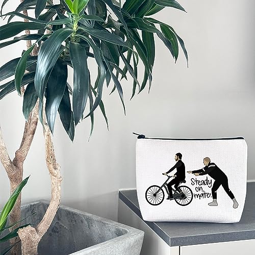 Steady On Mate Canvas Makeup Bag - TV Show Inspired Cosmetic Organizer