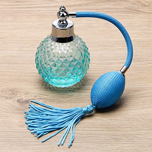 Coolrunner Vintage Refillable Perfume Bottle - 100ml Crystal Glass Atomizer